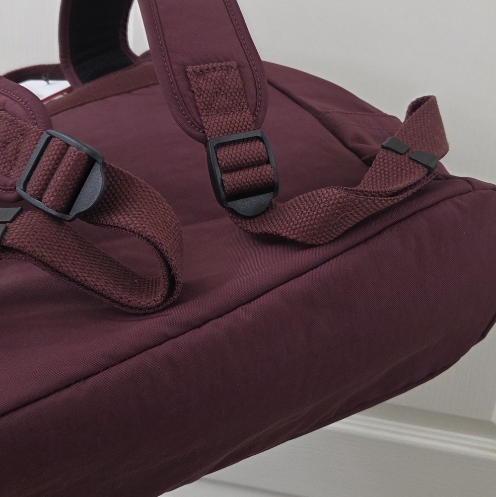 Kipling Fiona Medium Backpack In Wine Red - Picture 12 of 13